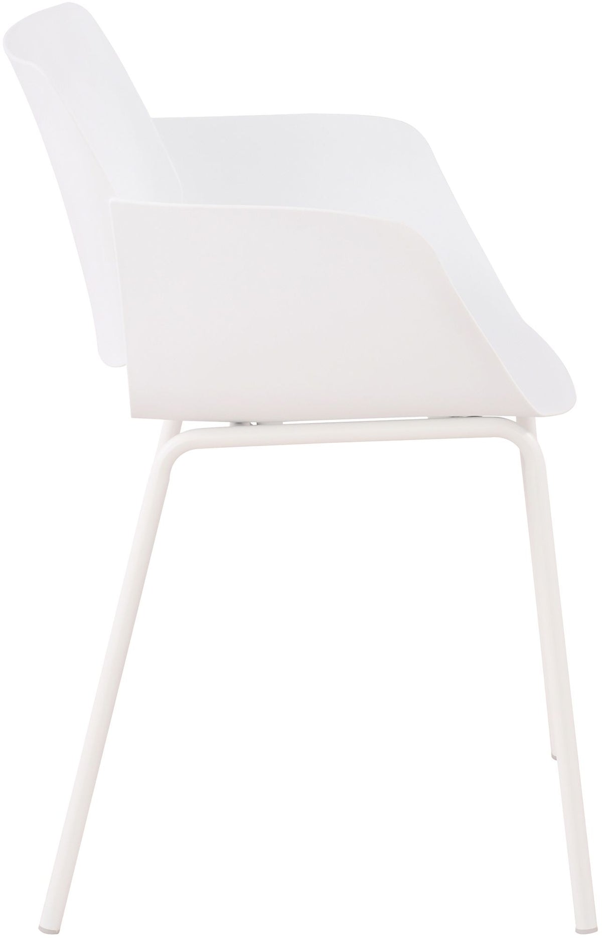 Set van 2 Tuinstoelen Alpena wit weiß