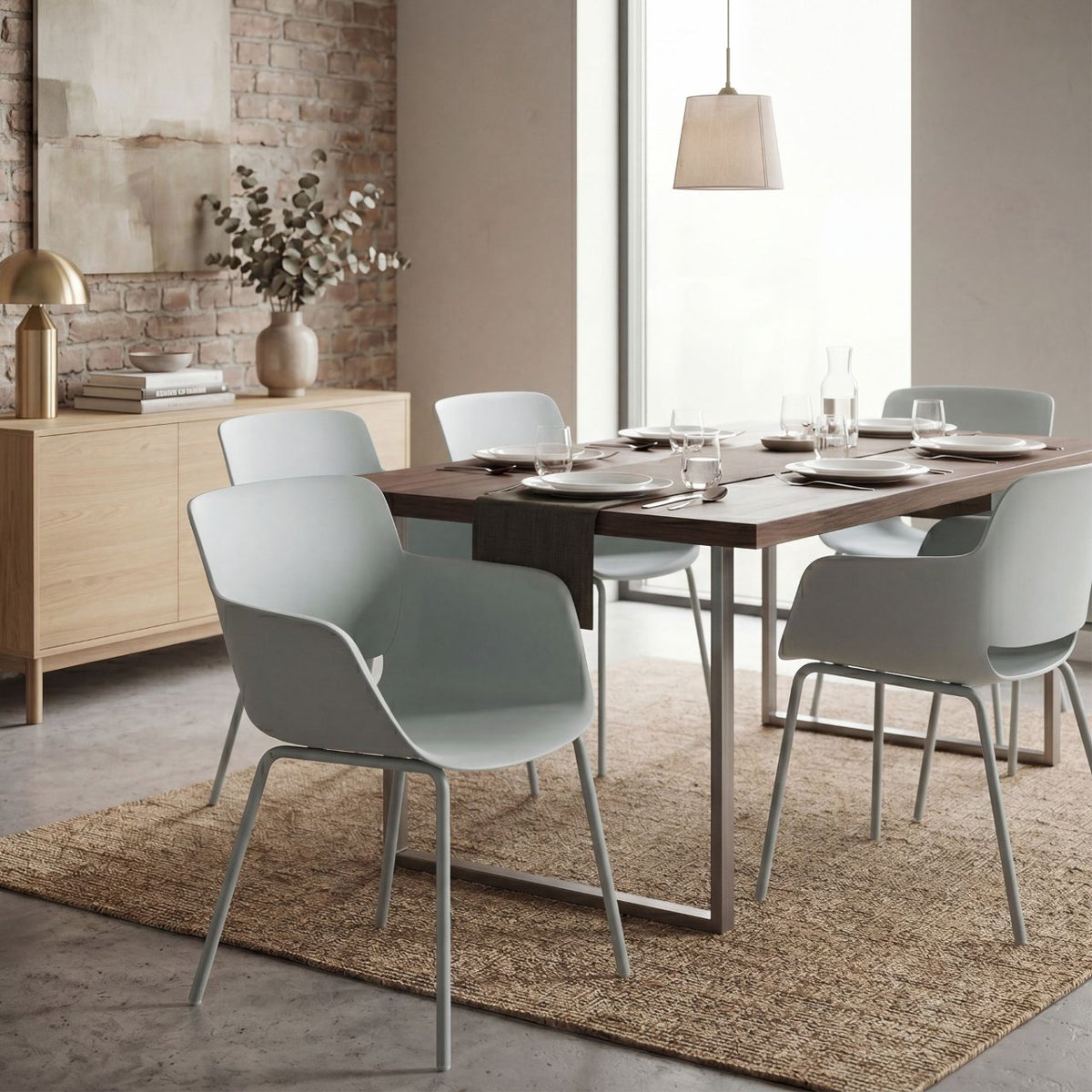 Set van 2 Tuinstoelen Alpena turkis türkis