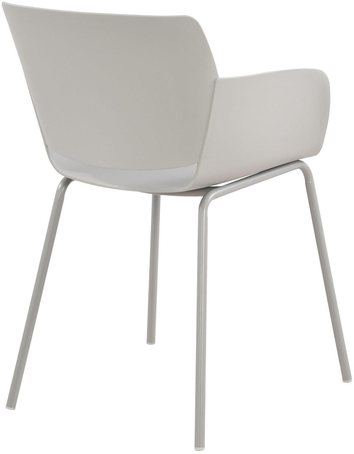 Set van 2 Tuinstoelen Alpena licht grijs hellgrau