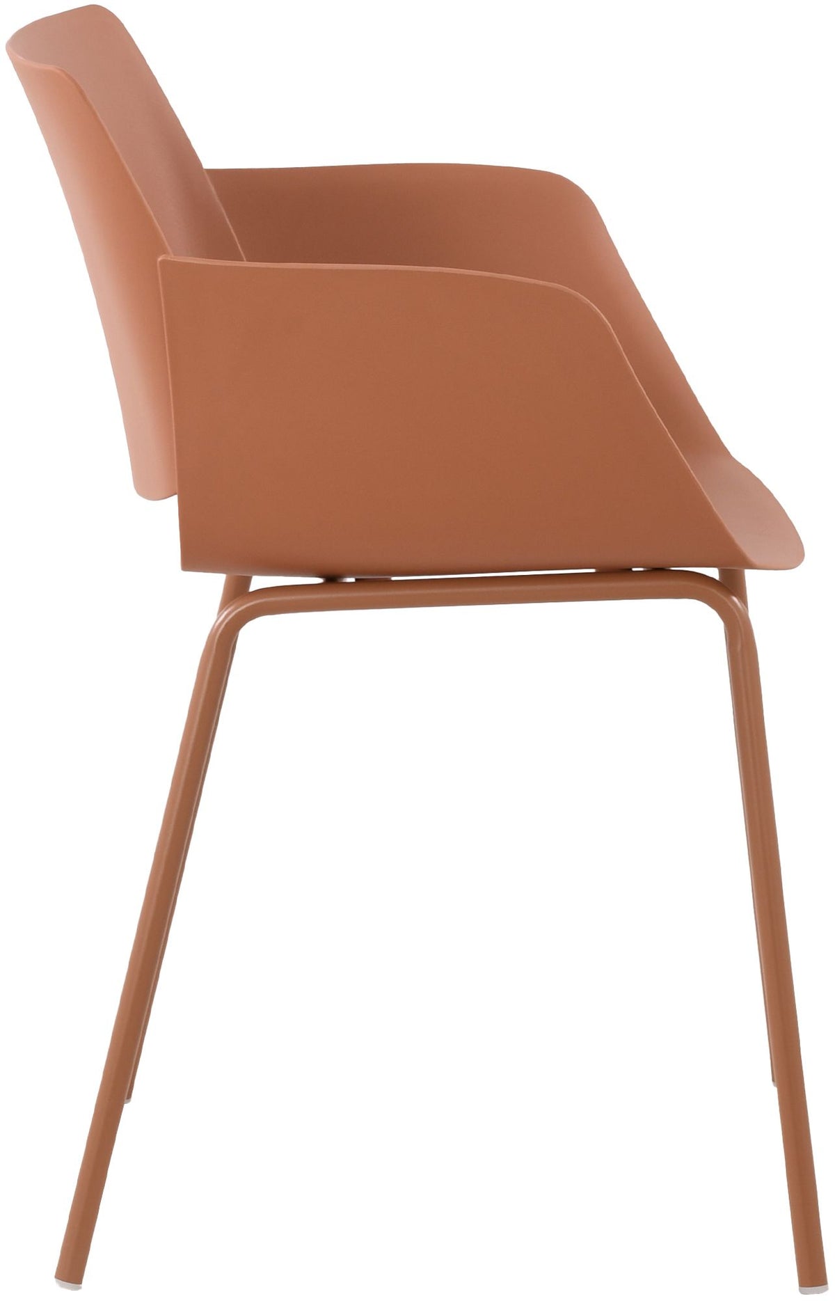 Set van 2 Tuinstoelen Alpena terracotta terracotta