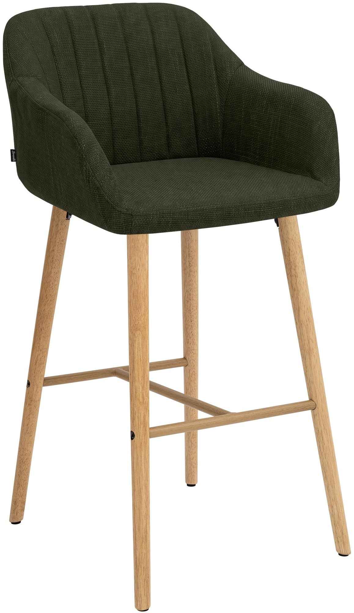 Barkruk Ando Stof groen grün