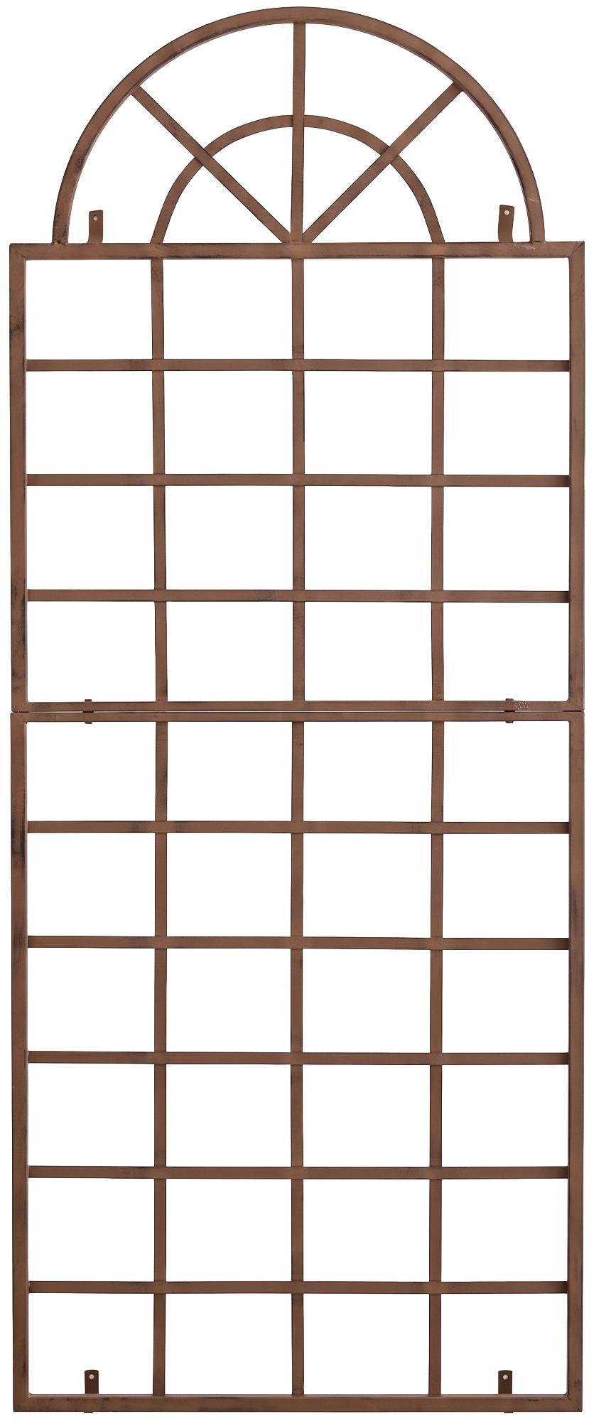 2er Set Rankgitter Viva antik braun