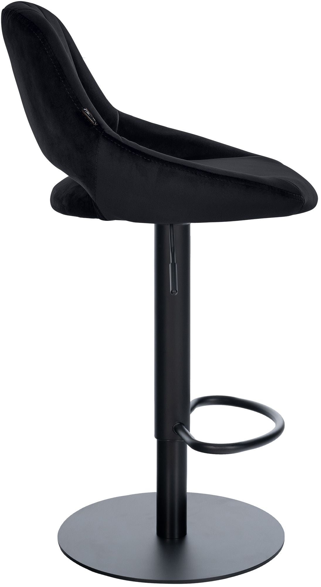 Barhocker HD Milet B Samt schwarz