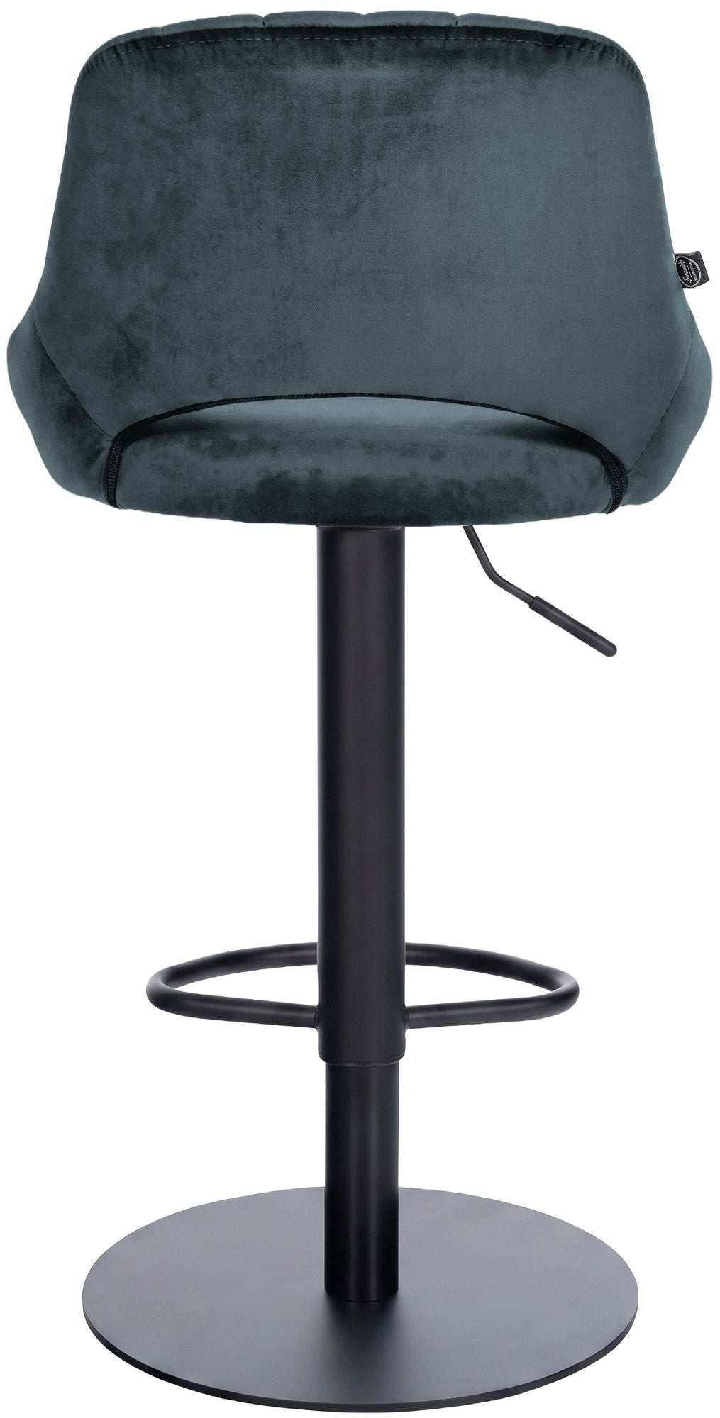 2er Set Barhocker HD Milet B Samt dunkelgrau
