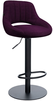 Barhocker HD Milet B Stoff lila