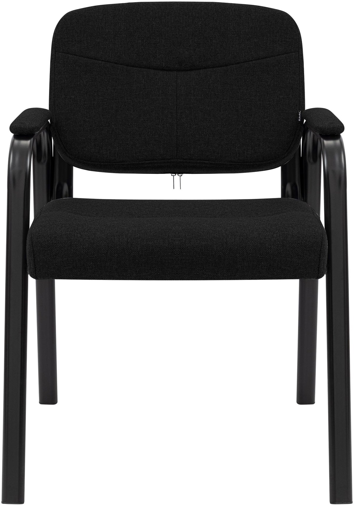 Besucherstuhl Rheon Stoff schwarz