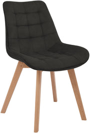 Eetkamerstoel Brook corduroy antraciet anthrazit