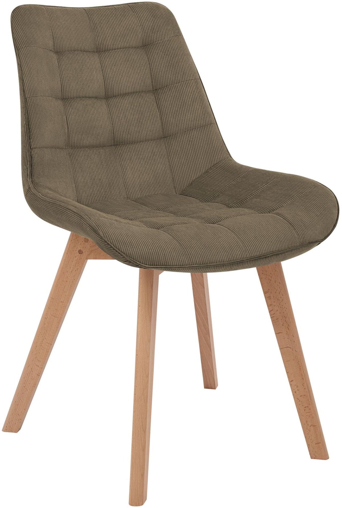 Eetkamerstoel Brook corduroy taupe taupe
