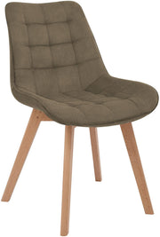 Eetkamerstoel Brook corduroy taupe taupe