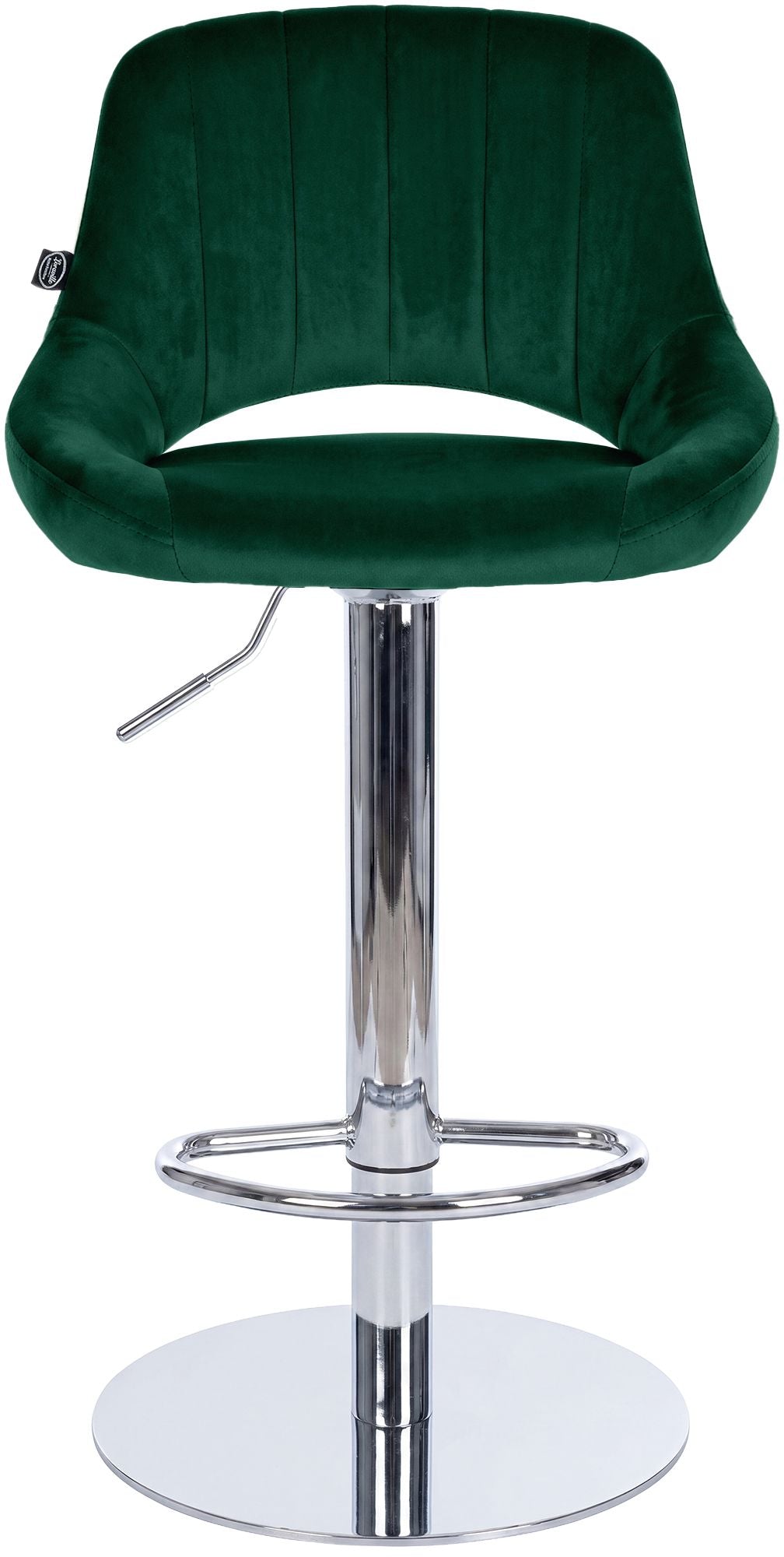 2er Set Barhocker HD Milet C Samt grün