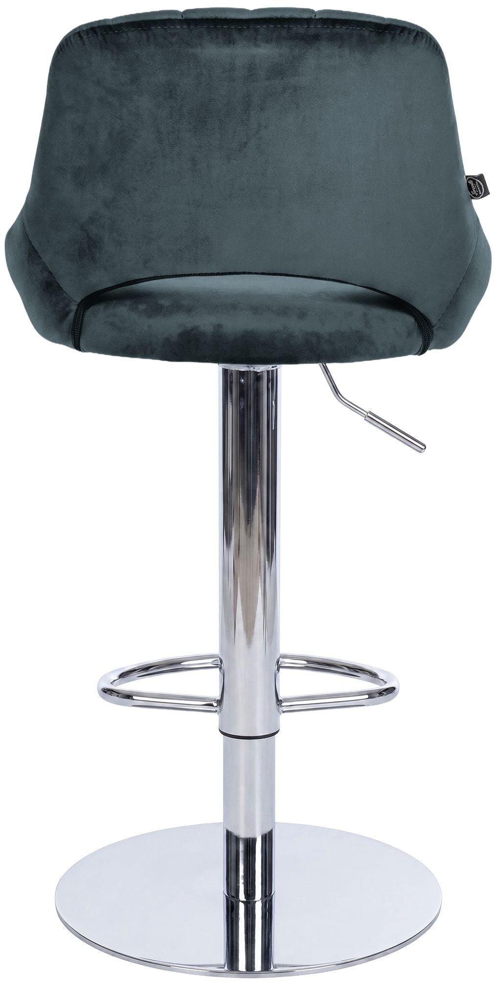 Barhocker HD Milet C Samt dunkelgrau