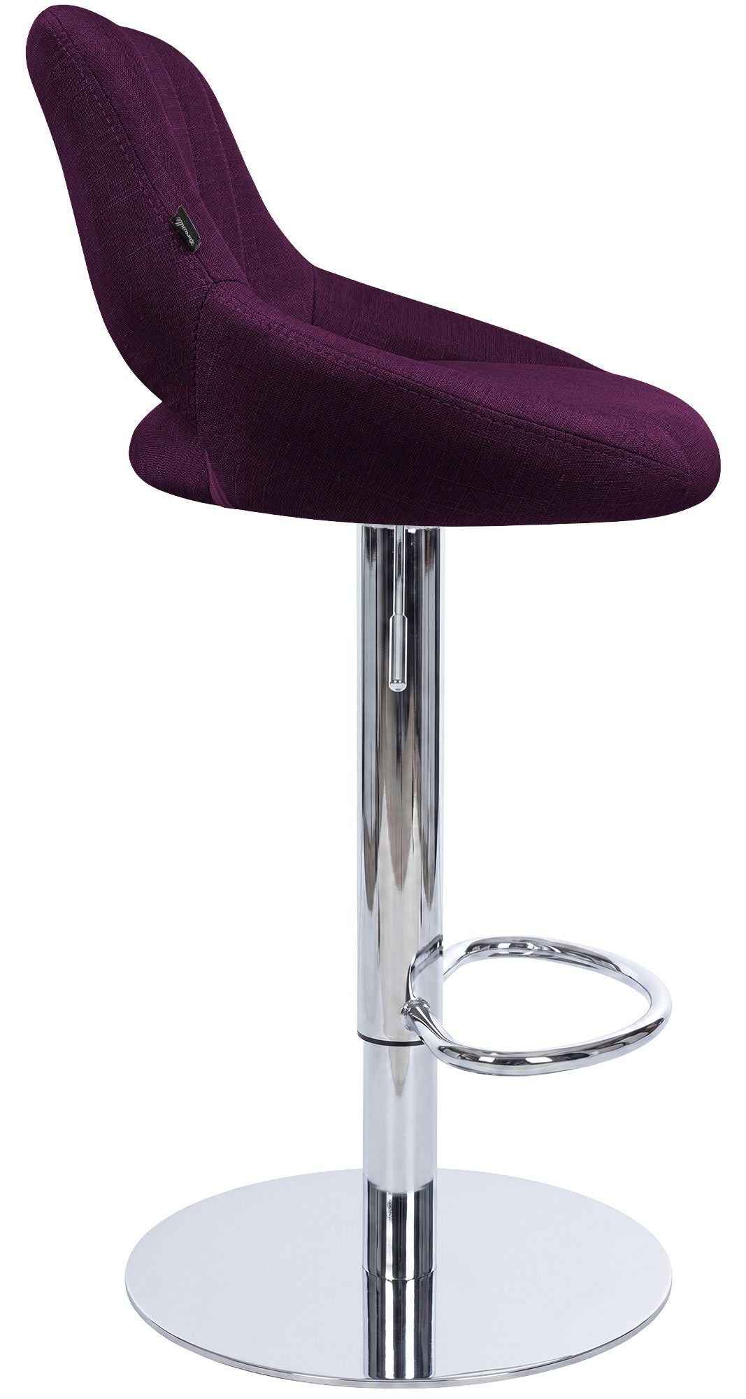 Barhocker HD Milet C Stoff lila