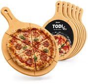 6er Set Pizzabrett Todi natura