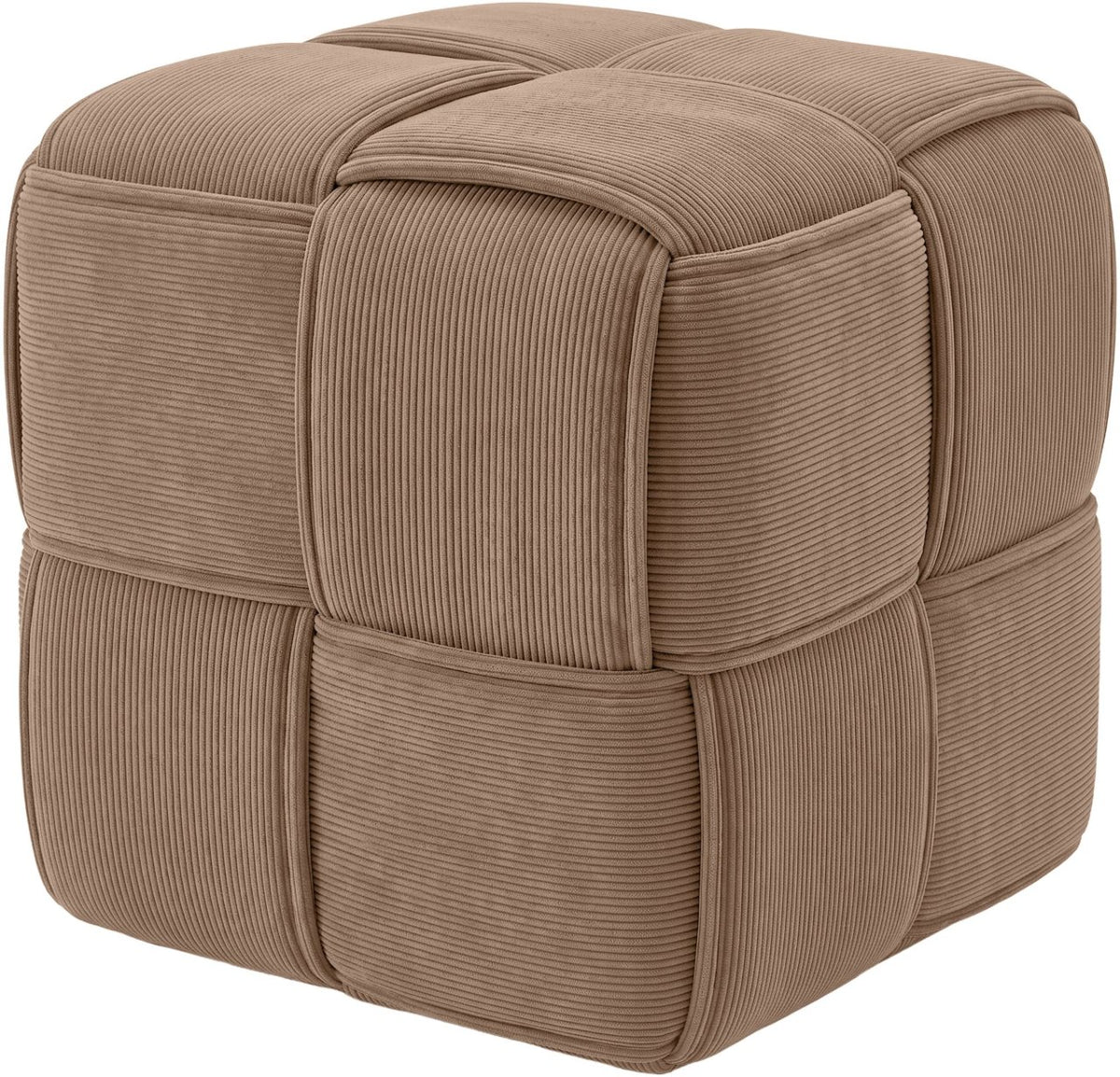 Poef Forinta Cord taupe taupe