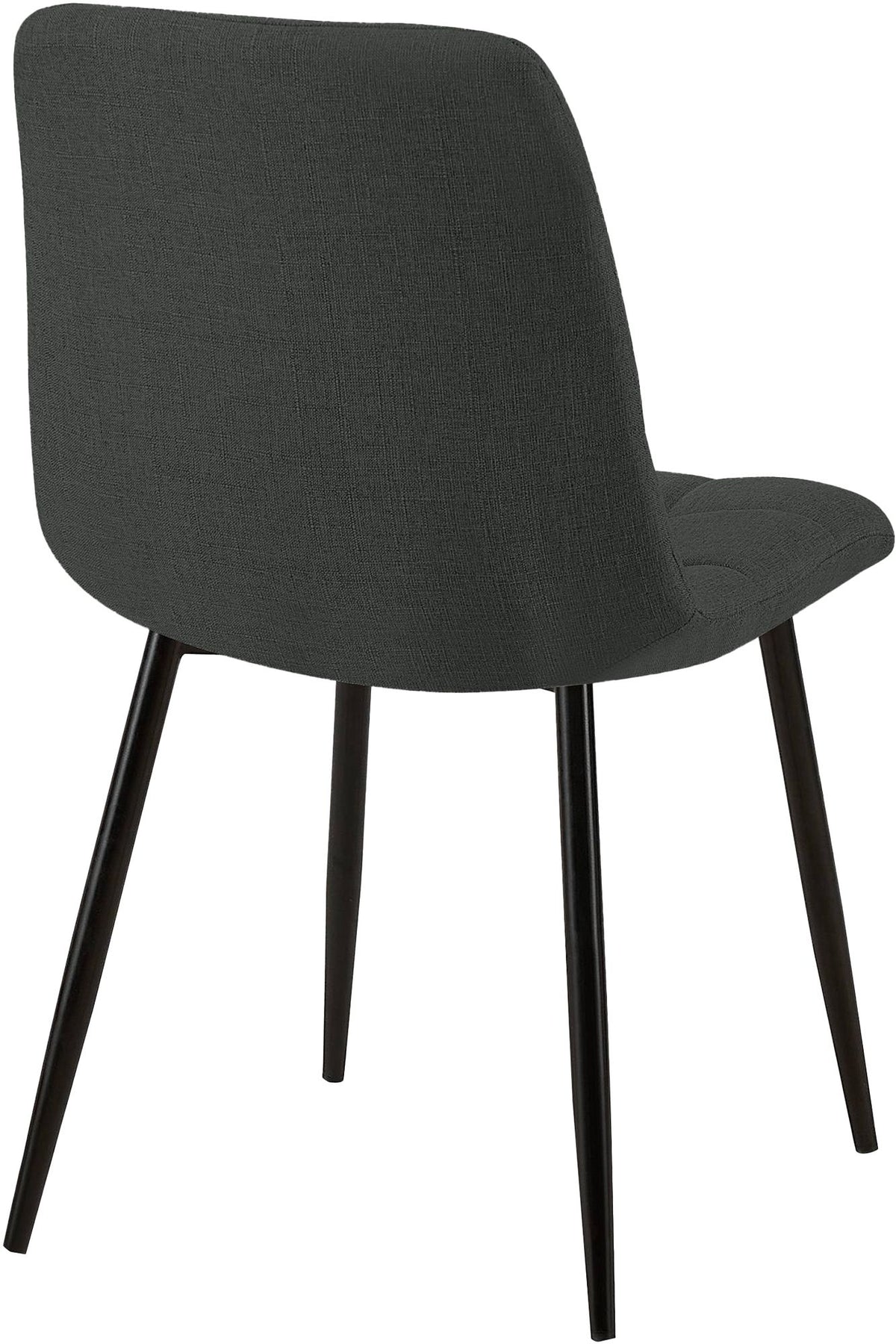 4er Set Esszimmerstuhl Tilde Stoff dunkelgrau