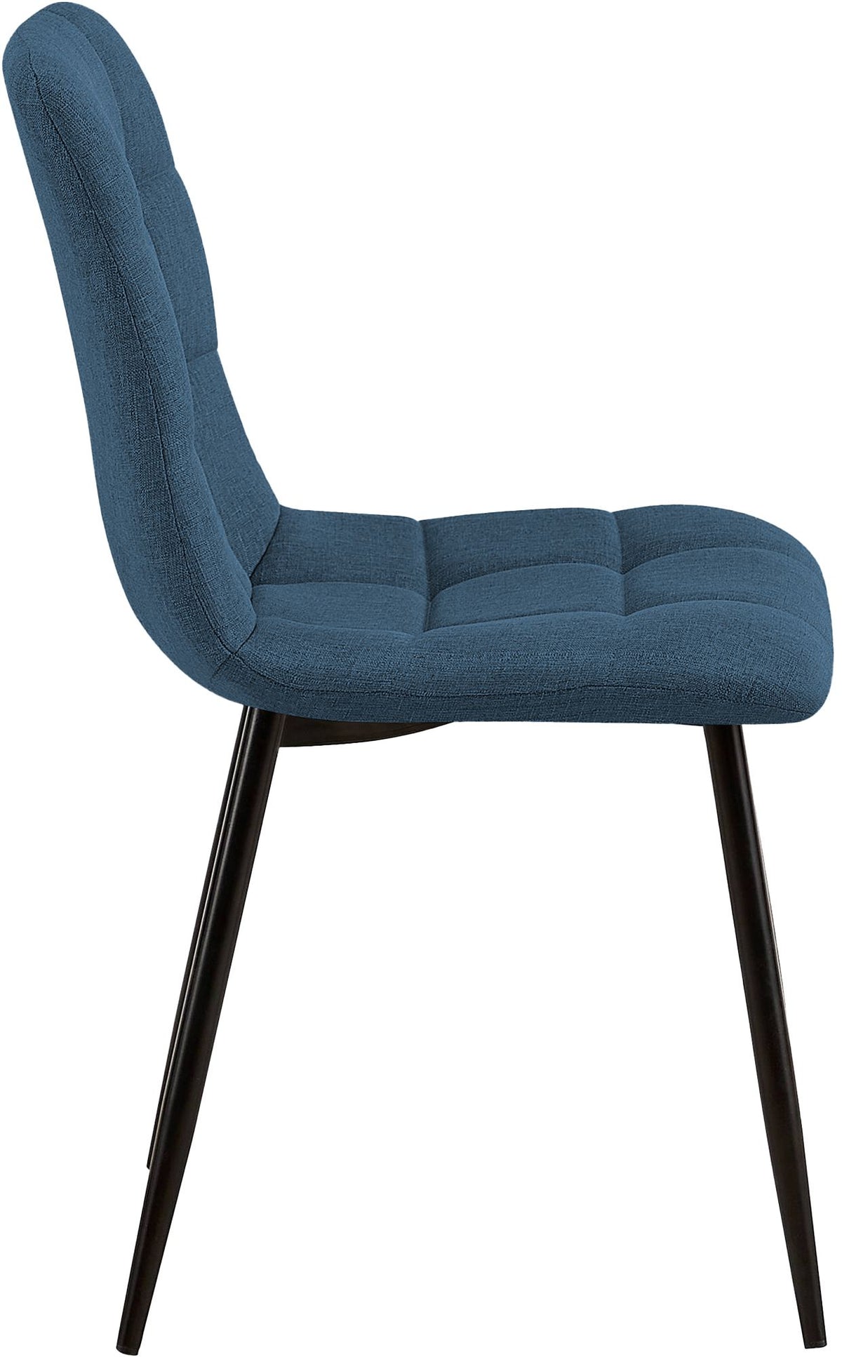 2er Set Esszimmerstuhl Tilde Stoff blau
