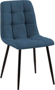 Esszimmerstuhl Tilde Stoff blau