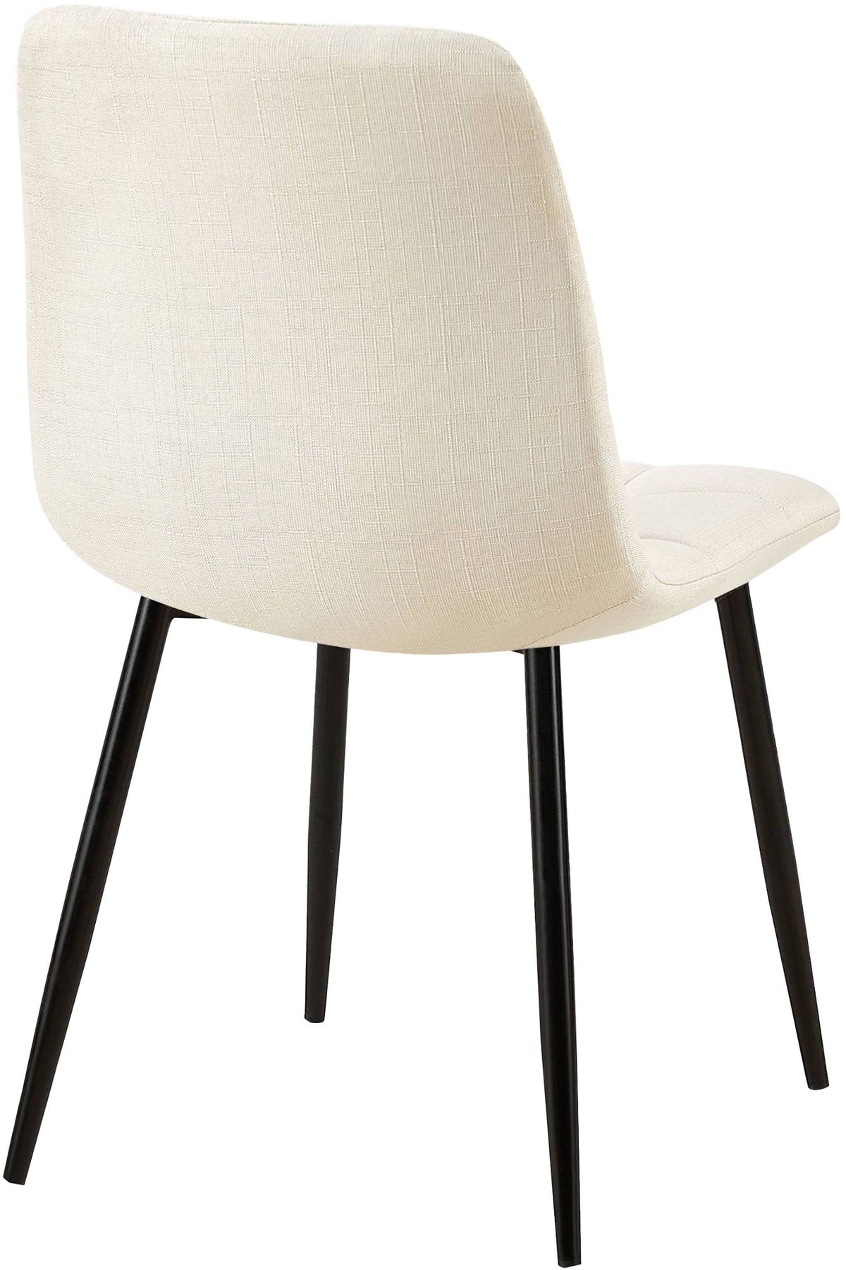 2er Set Esszimmerstuhl Tilde Stoff creme