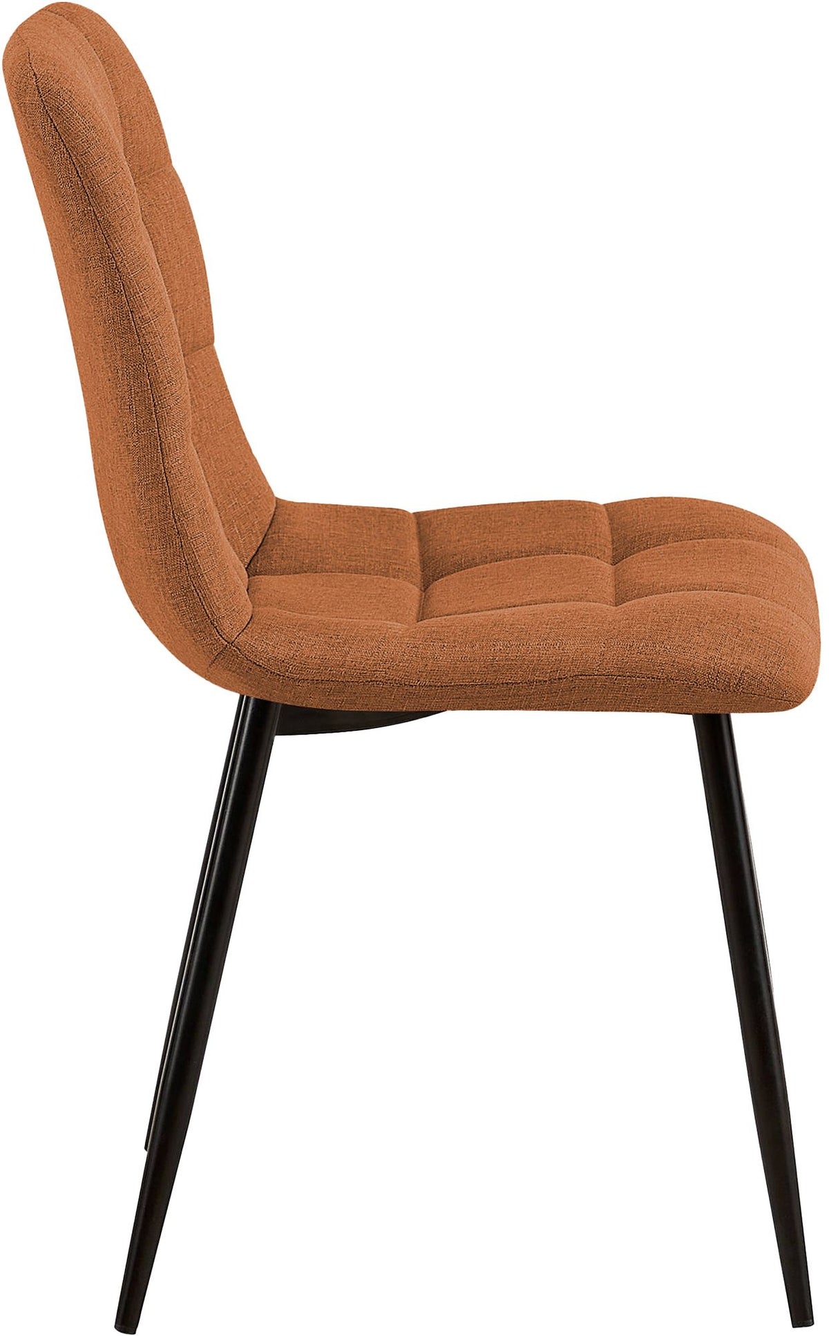 2er Set Esszimmerstuhl Tilde Stoff orange