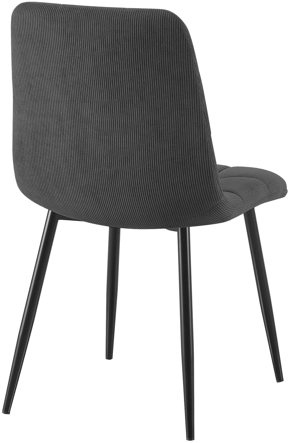 4er Set Esszimmerstuhl Tilde Cord grau