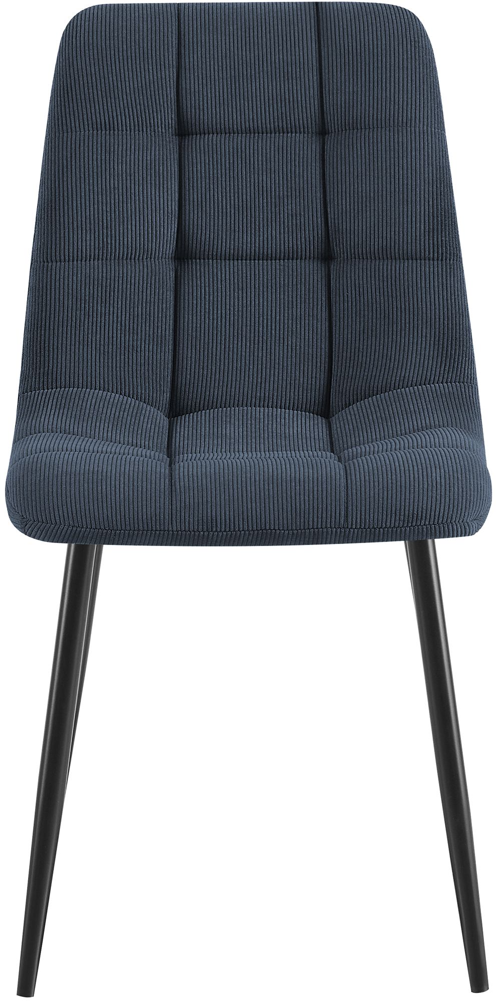 2er Set Esszimmerstuhl Tilde Cord blau