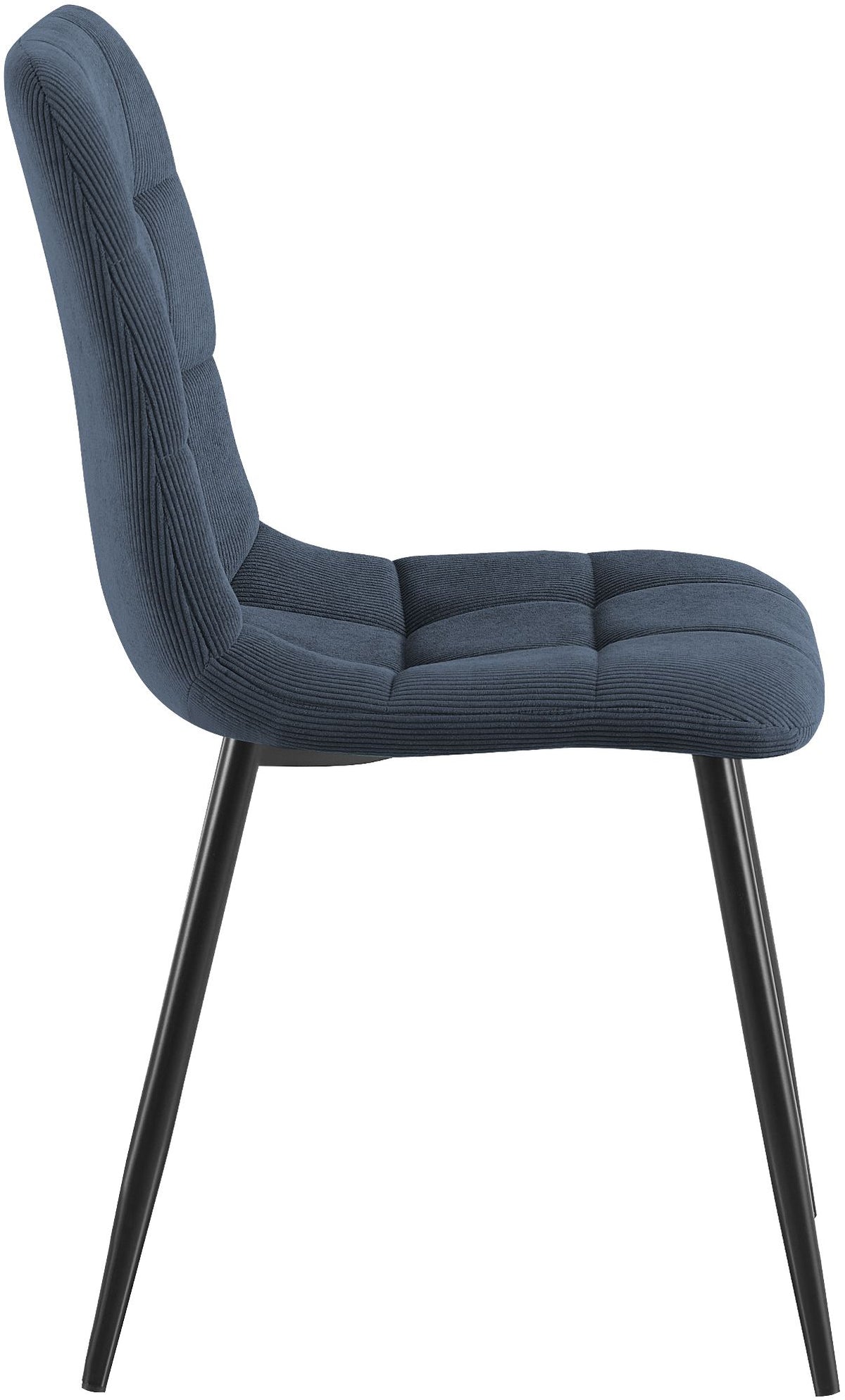 2er Set Esszimmerstuhl Tilde Cord blau