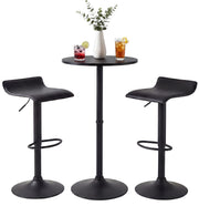 Barset Lumo met 2 barkrukken zwart schwarz