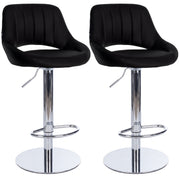 2er Set Barhocker HD Milet C Kunstleder schwarz