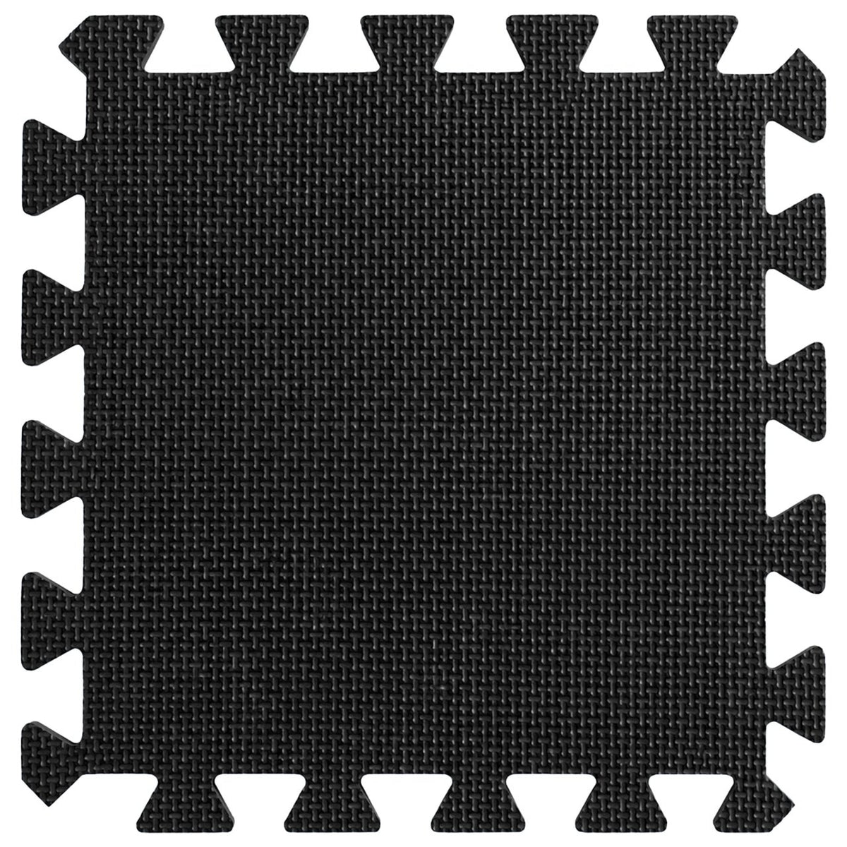 Fitness mat 30x30 cm zwart,18-delige set schwarz