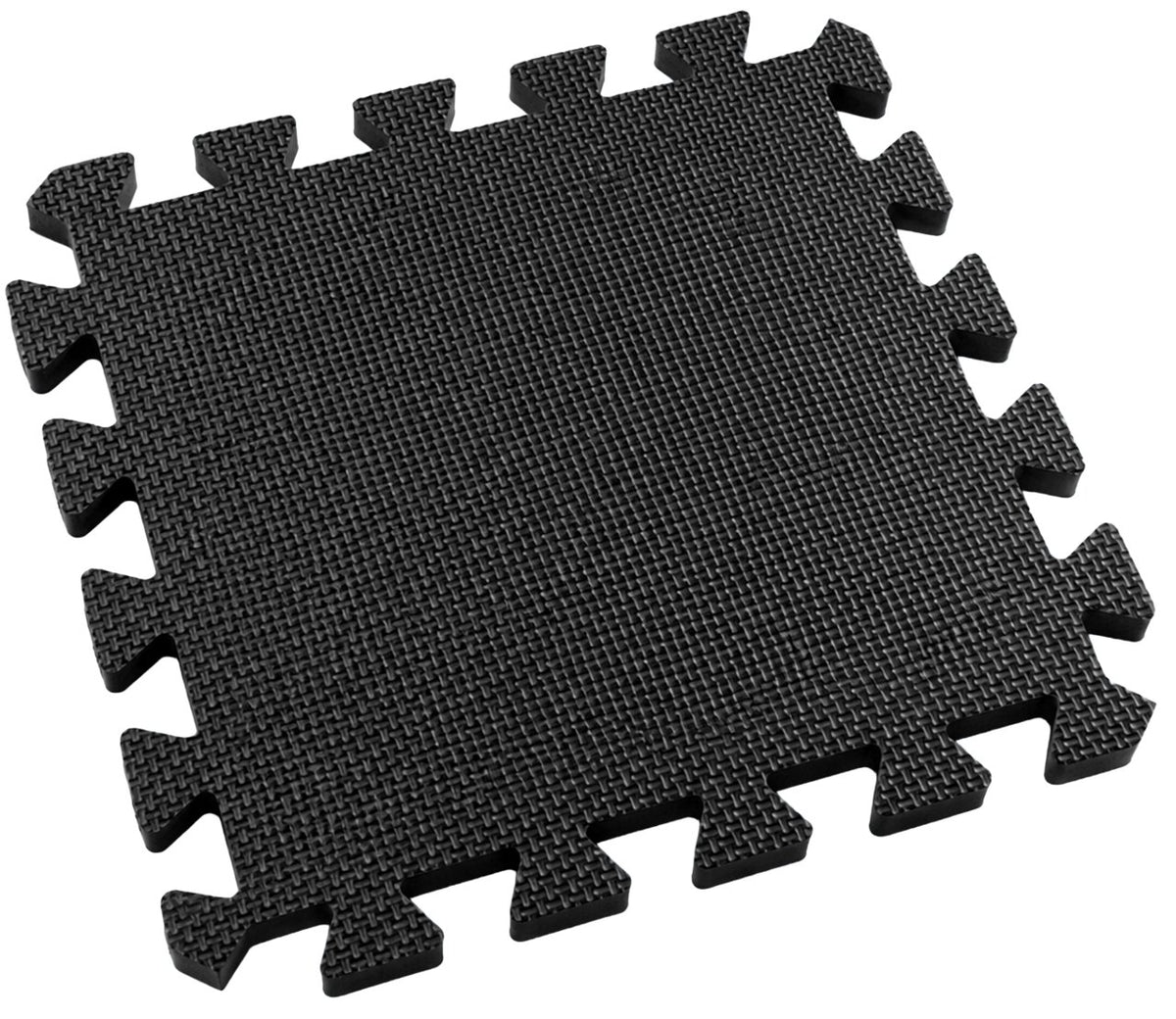 Fitness mat 30x30 cm zwart,18-delige set schwarz
