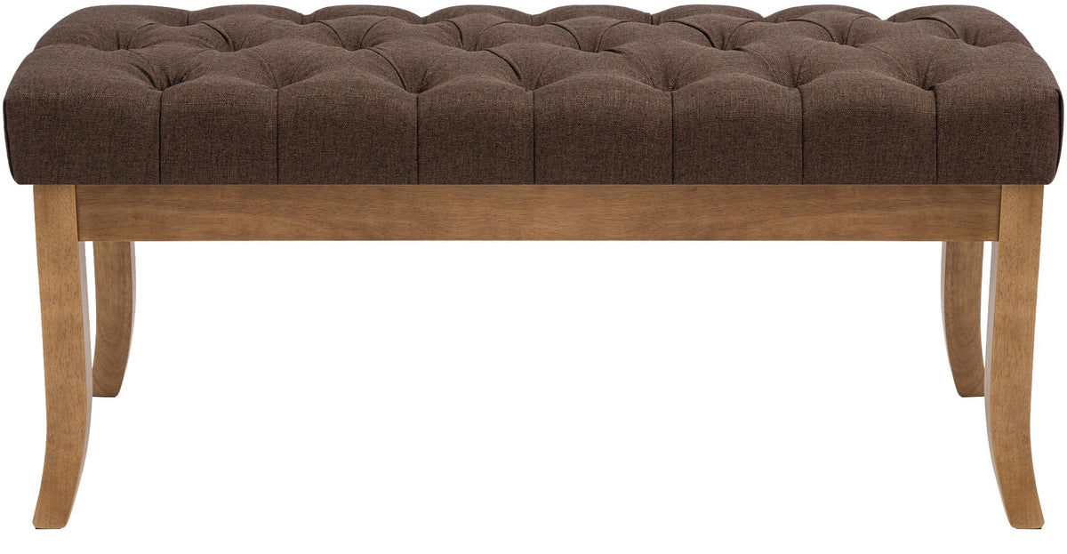 Sitzbank Ramses Stoff antik-hell 100 braun