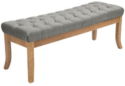 Sitzbank Ramses Stoff antik-hell 120 grau