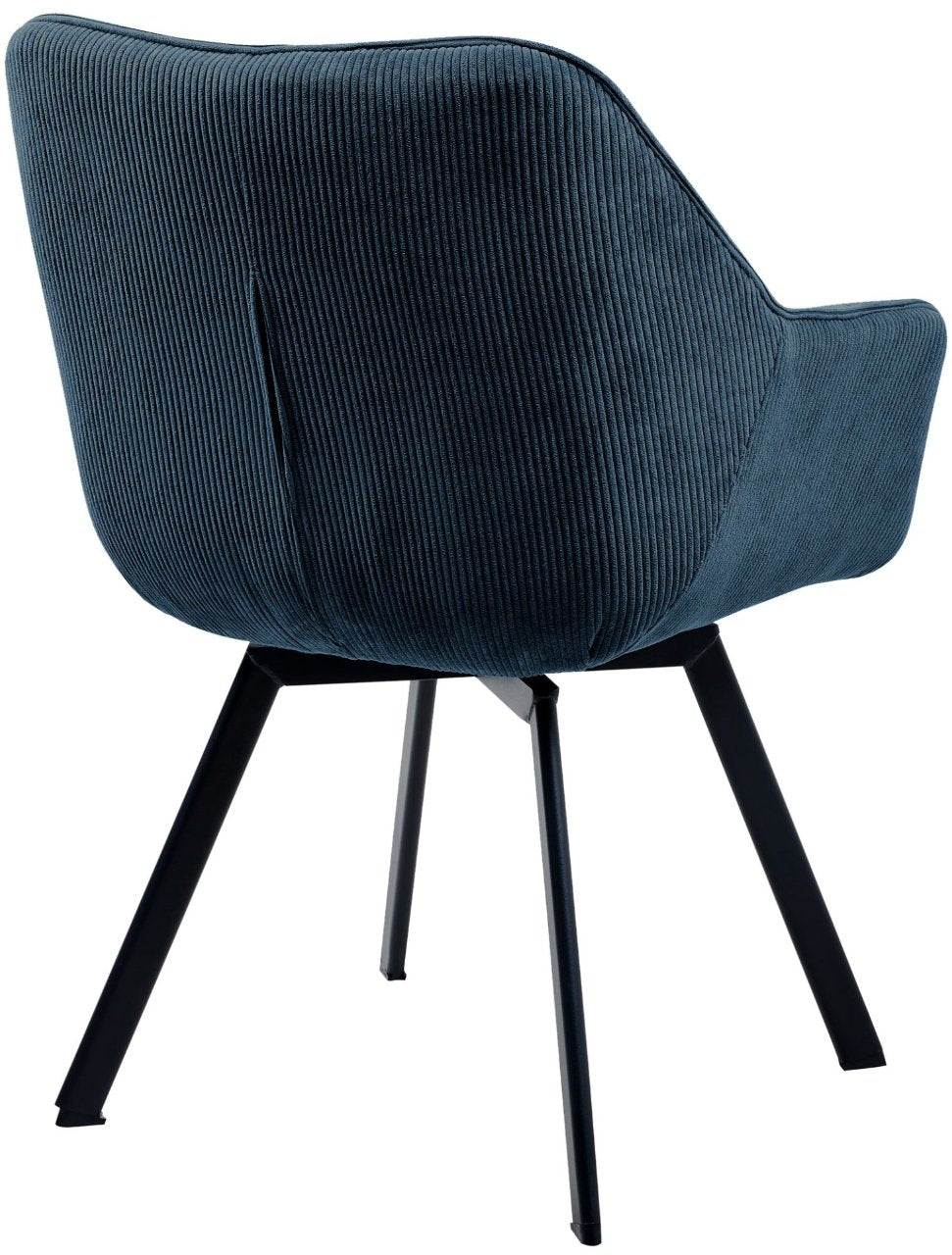 Eetkamerstoel Jordi Cord blauw blau