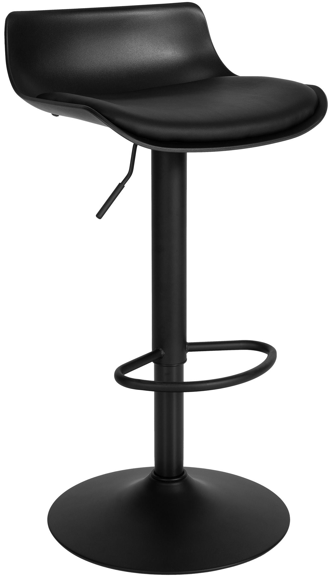 2er Bartisch Set Navo Kunstleder schwarz