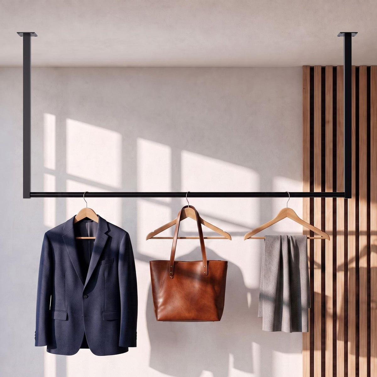 Kledingstang Fenton 120x60 cm schwarz