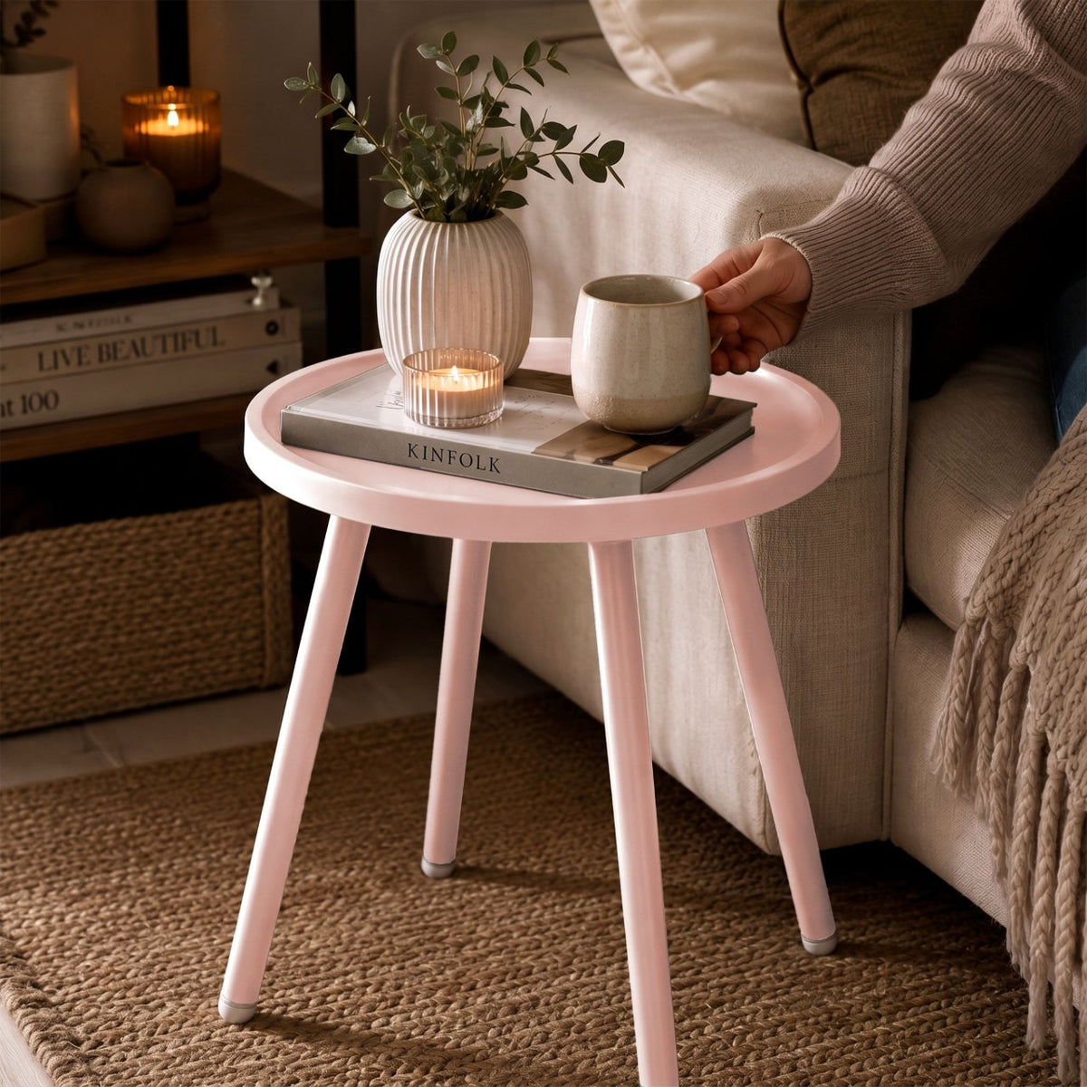 Beistelltisch Busan rosa