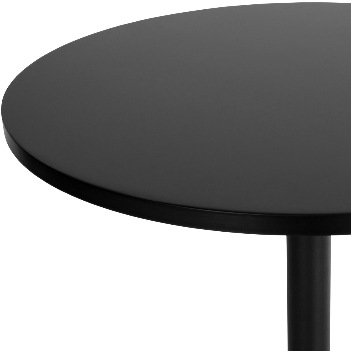 2er Bartisch Set Navo Kunststoff schwarz