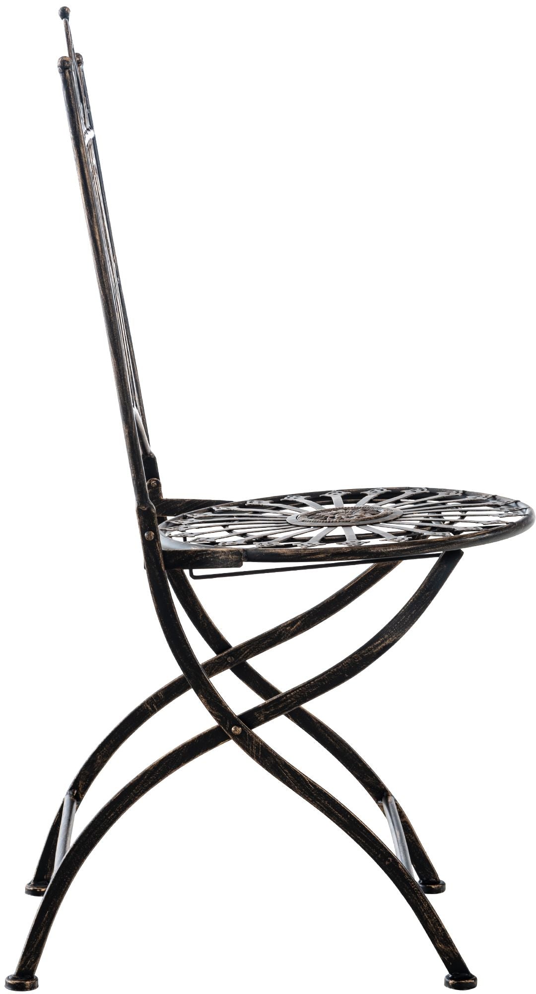 Opvouwbare tuinstoel Sadao bronzen bronze