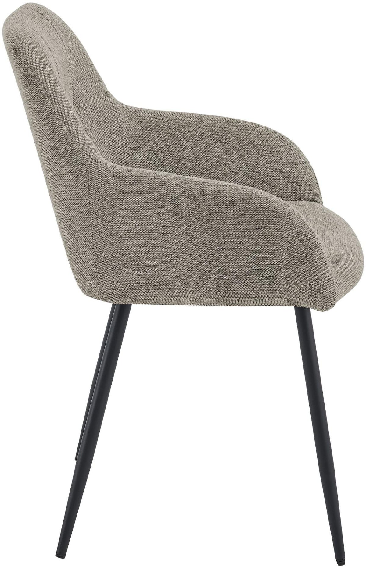 Esszimmerstuhl Fergus Stoff taupe