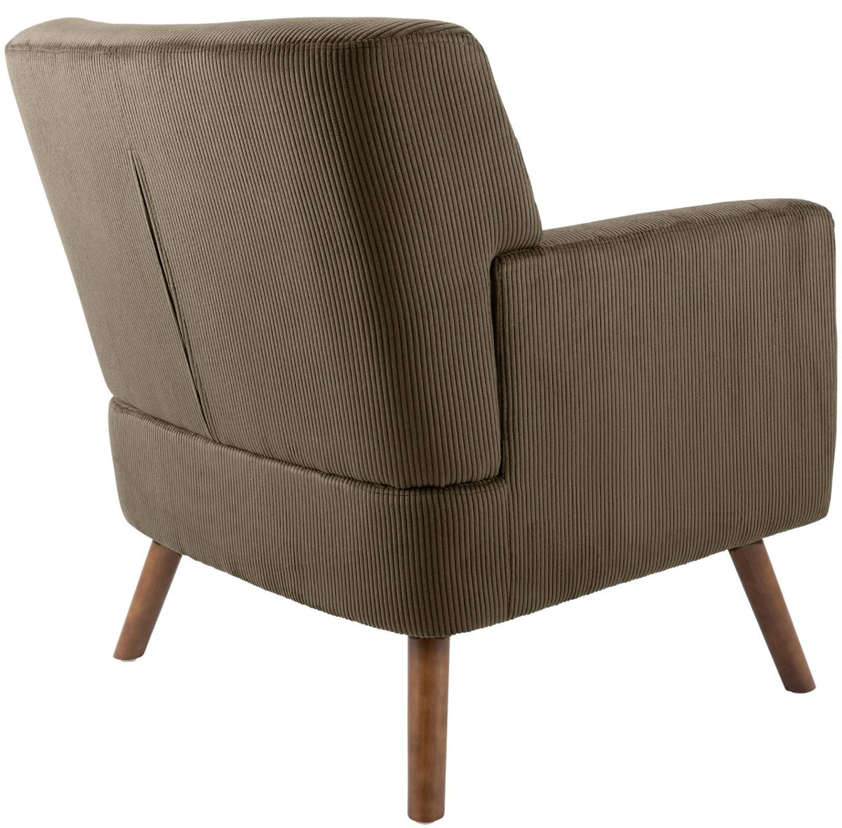 Fauteuil Kioni corduroy taupe taupe