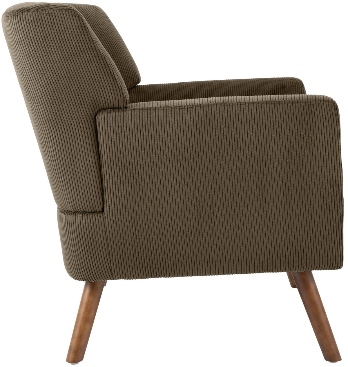 Fauteuil Kioni corduroy taupe taupe