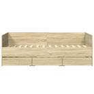 2-in-1 slaapbank met lades in bewerkt hout levering bevat - Bedden & bedframes