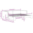2-in-1 Slaapbank met Onderbed voor Woon- en Slaapkamers - Bedden & bedframes