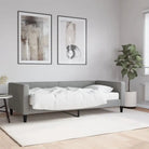 2-in-1 Slaapbank met Onderbed voor Woon- en Slaapkamers - Lichtgrijs / 90 x 200 cm / met matras - Bedden & bedframes