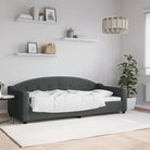 2-in-1 Slaapbank met Onderbouwbed voor Woonkamer en Slaapkamer - Donkergrijs / 90 x 200 cm / zonder matras - Bedden &