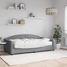 2-in-1 Slaapbank met Onderbouwbed voor Woonkamer en Slaapkamer - Lichtgrijs / 90 x 190 cm / met matras - Bedden &