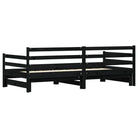 2-in-1 slaapbank met onderschuifbed van massief grenenhout - Bedden & bedframes
