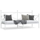 2-in-1 Slaapbank met onderschuifbed voor optimale afmetingen bed - Wit / 90 x 190 cm / zonder onderschuifbed - Bedden &