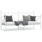 2-in-1 Slaapbank met onderschuifbed voor optimale afmetingen bed - Wit / 80 x 200 cm / zonder onderschuifbed - Bedden &