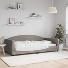 2-in-1 Slaapbank voor in woonkamer of slaapkamer - Taupe / 100 x 200 cm / zonder matras - Bedden & bedframes